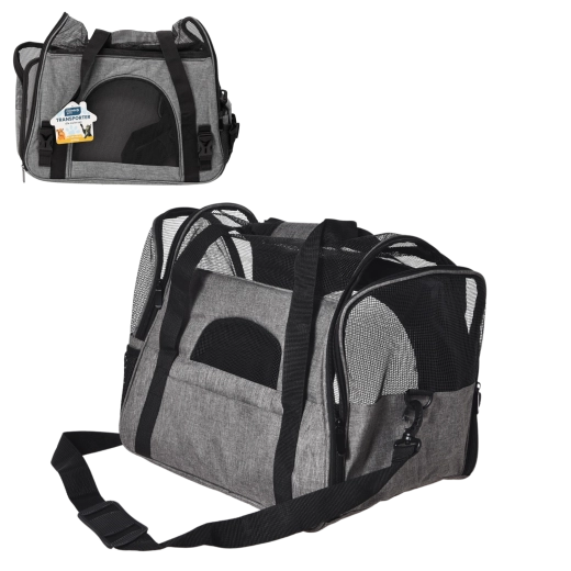 Reisimiseks mõeldud transpordikott lemmikloomadele 43 × 25 × 30 cm