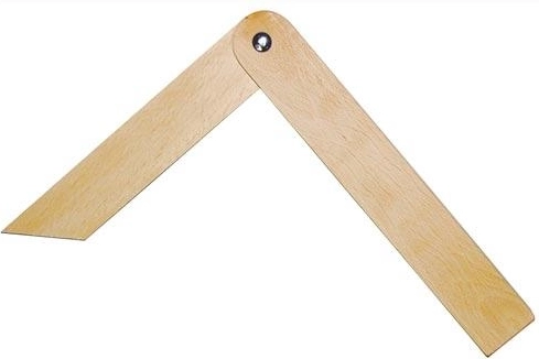 Puidust nurkmõõdik 270 mm pöögipuust