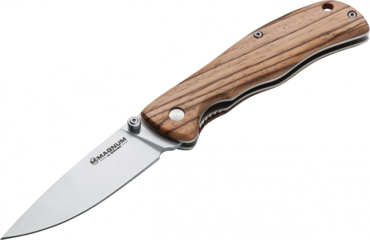 Taskunuga Magnum Backpacker, 8,6 cm, puidust käepide