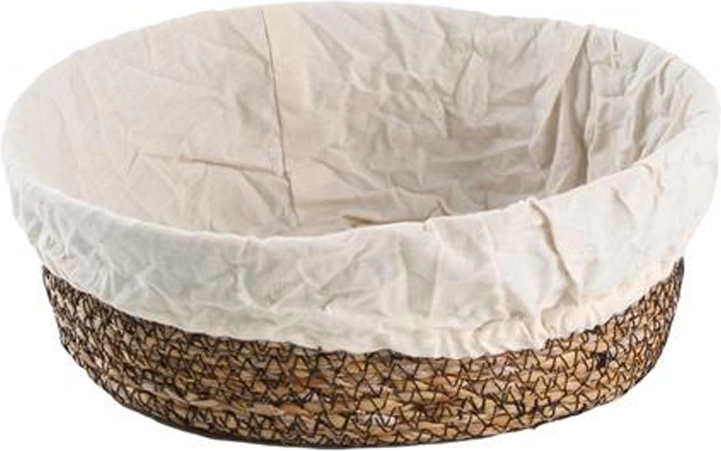 Toro basket with lining made of seagrass 27 × 20 × 10 cm
