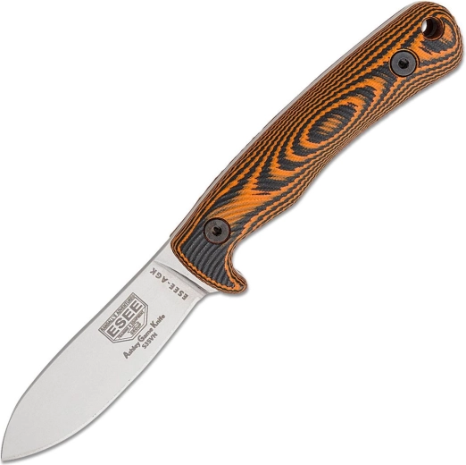 ESEE AGK jahinuga CPM S35VN teraga, stonewash-viimistlus, G10 käepide