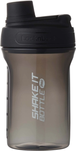 LOCKnLOCK Shake It Pro Shaker Bottle 650 ml Black
