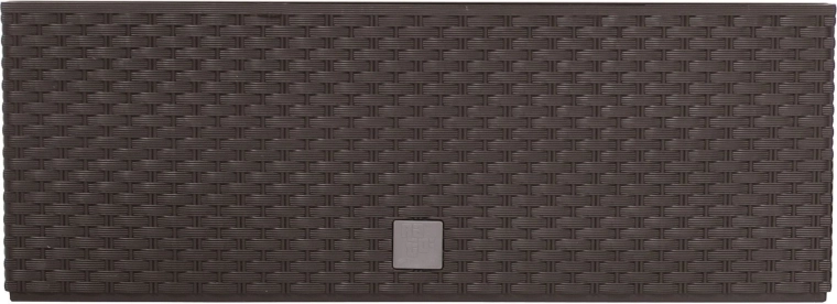 Plastic rattan-style planter box with insert 39.5 cm – umbra