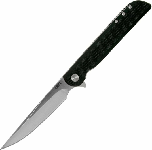 Assisteeritud avamisega kokkupandav nuga CRKT LCK+ Large Black 9,2 cm, must, FRN