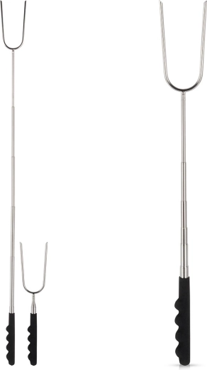 Teleskoopiline grillkahvel 24–72 cm roostevabast terasest