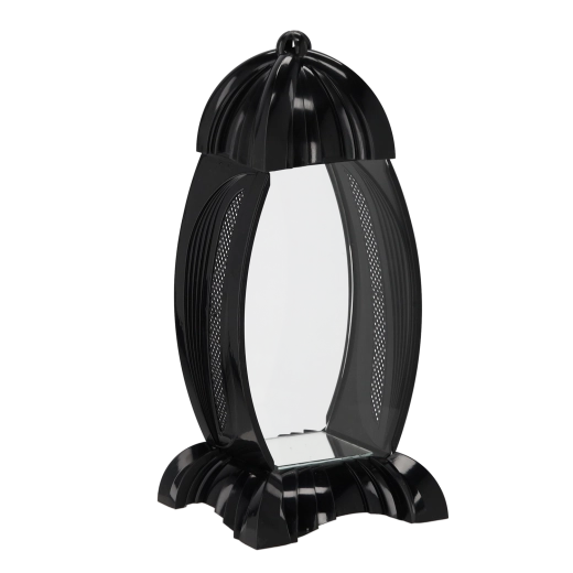 Black Smooth Marrakesh Lantern 36 cm