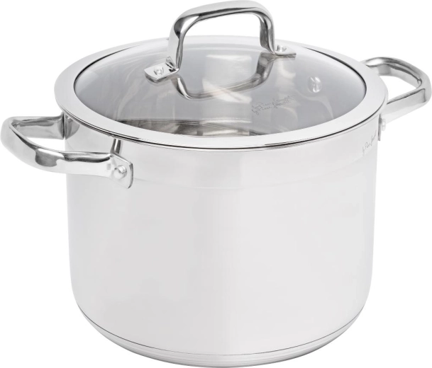 Lamart Prestige roostevabast terasest pott kaanega, 7,9 l