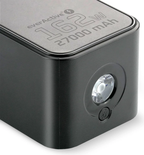 Sisseehitatud LED-taskulamp 4 režiimiga