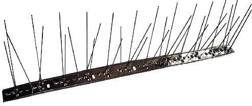 Roostevabad tuvitõrje ogad roostevabast terasest 50 × 10 cm, 36 oga