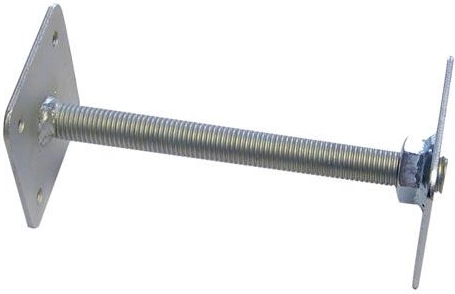 Reguleeritav posti jalg 200 mm, posti jaoks 110 × 110 mm, keermelatt M24
