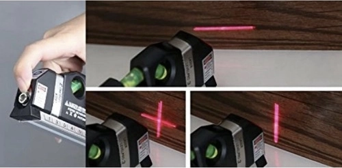 Punane laser vertikaalse ja horisontaalse joone jaoks