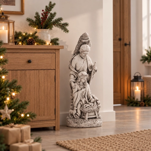 Impressive 75 cm size for the main Christmas display