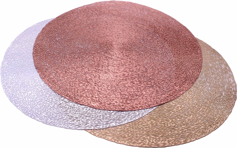 Ümmargune plastist lauamatt 38 cm – 3 varianti