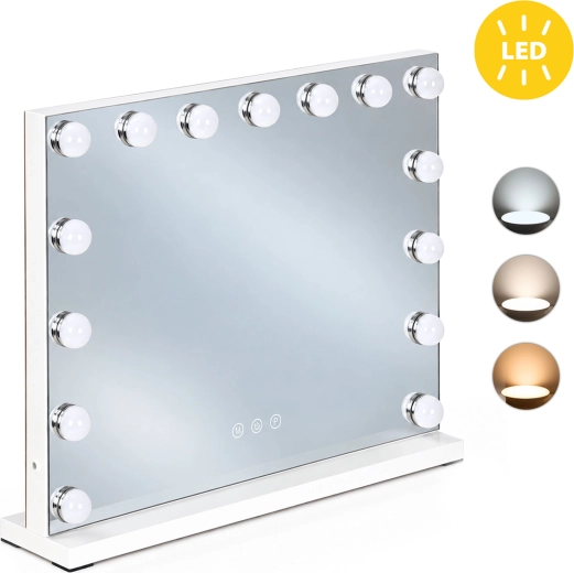 ModernHome LED-kosmeetikapeegel 15 lambiga