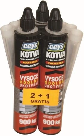 Polüester-keemiline ankur 300 ml – kampaania 2+1 tasuta