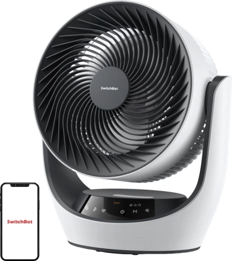 SwitchBoti laetav juhtmevaba ventilaator