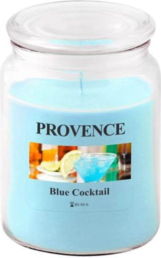 Lõhnaküünal klaasis PROVENCE Blue Cocktail 95 tundi
