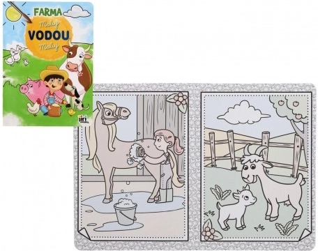 Water Painting Coloring Book – Farm