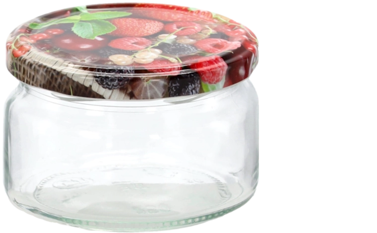 Klaaspurgid 250 ml keeratava kaanega fi 82 (pakendis 8 tk)