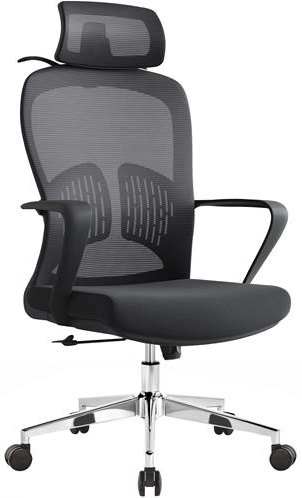 Ergonoomiline kontoritool Baby Mix peatoe ja nimmetoega, must