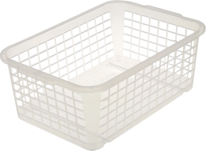 Läbipaistev virnastatav plastkorv KEEEPER 30 × 20 × 11 cm