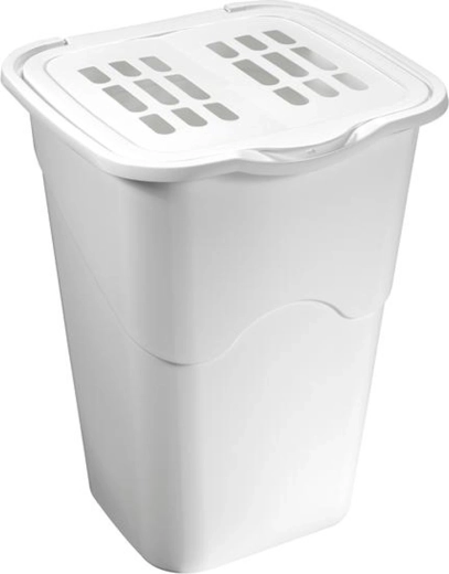 Plastikust pesukorv musta pesu jaoks 50 l HEIDRUN