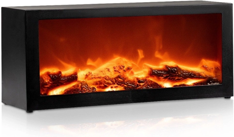 Vilde dekoratiivne elektriline kamin LED-valgustusega 39,5 × 12 × 17,5 cm