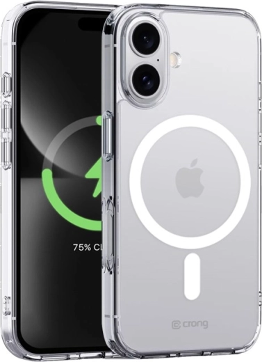 Läbipaistev kaitseümbris MAG Cover iPhone 16-le MagSafe’iga