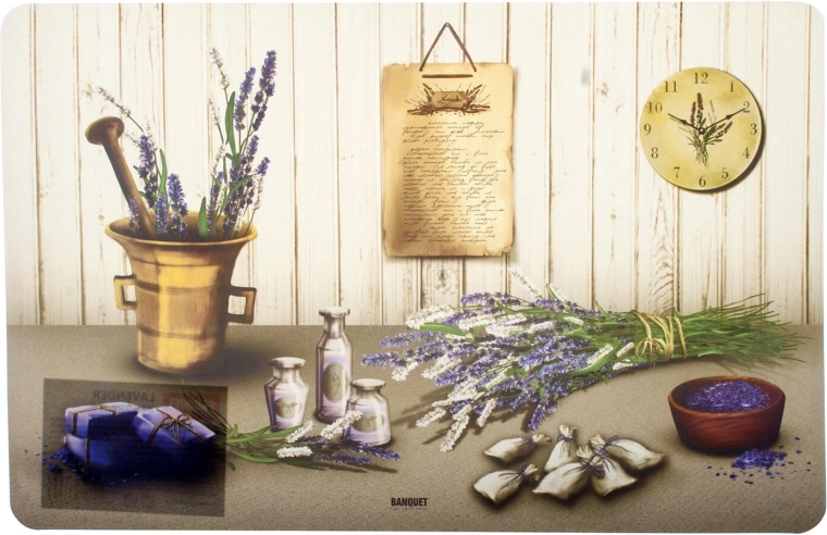 Plastist lauamat LAVENDER 43 × 28 cm