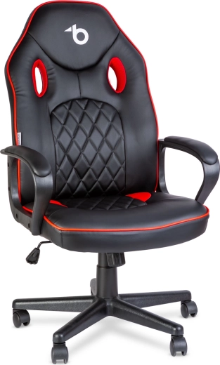 Gaming Chair with Backrest – Black/red