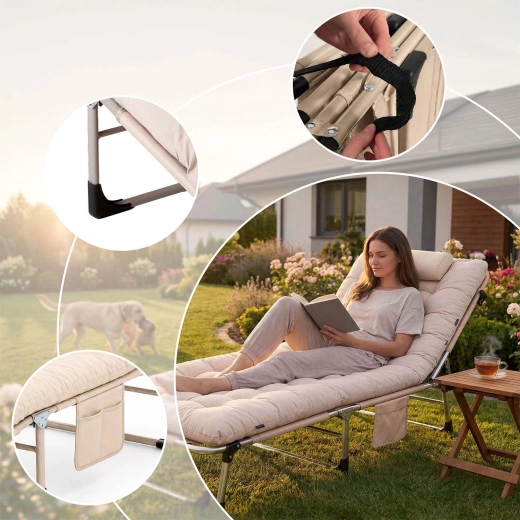 Soft mattress, pillow and practical pocket