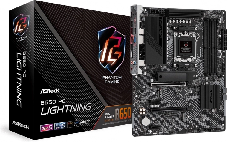 ASRock B650 PG Lightning emaplaat