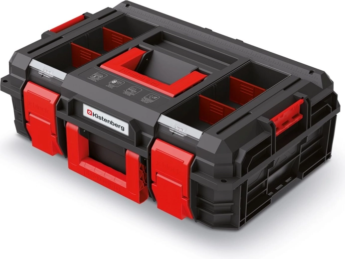 Tööriistakohver KISTENBERG X-Block 546 × 380 × 194 mm, must