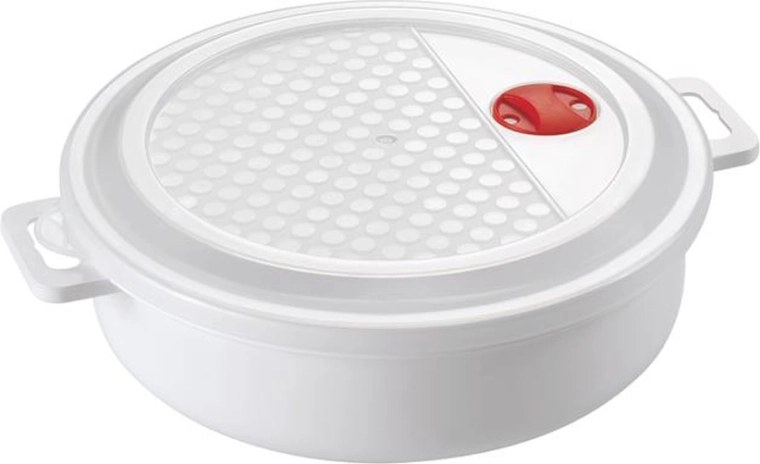 Plastist mikrolaineahju karp kaanega 2 l