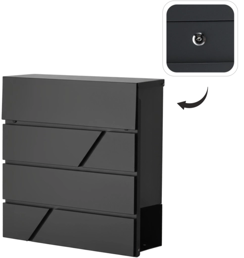 Postkast Nova 37 × 37 × 10,5 cm