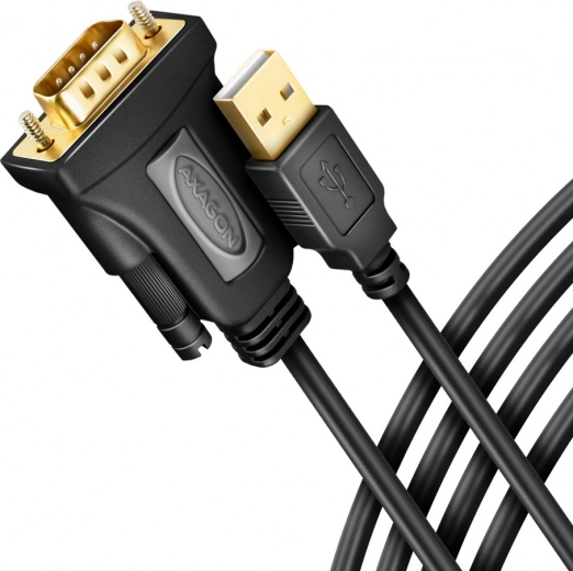 USB 2.0–RS-232 adapter seeriapordiga, 1,5 m kaabel, FTDI kiip