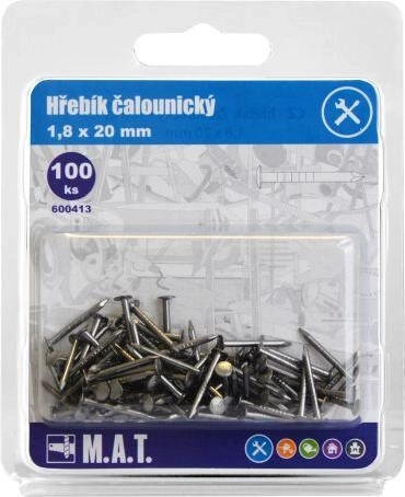 Polsternaelad 20 × 1,8 mm (100 tk)