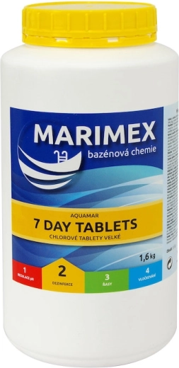 Marimex 7-päevased klooritabletid basseinile 1,6 kg