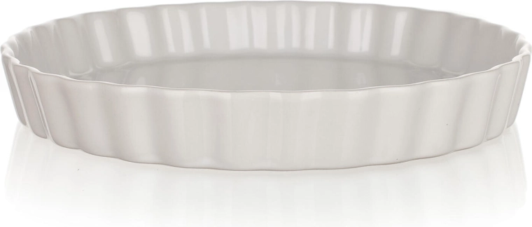 Ümmargune küpsetusvorm Culinaria valge 28,5 cm