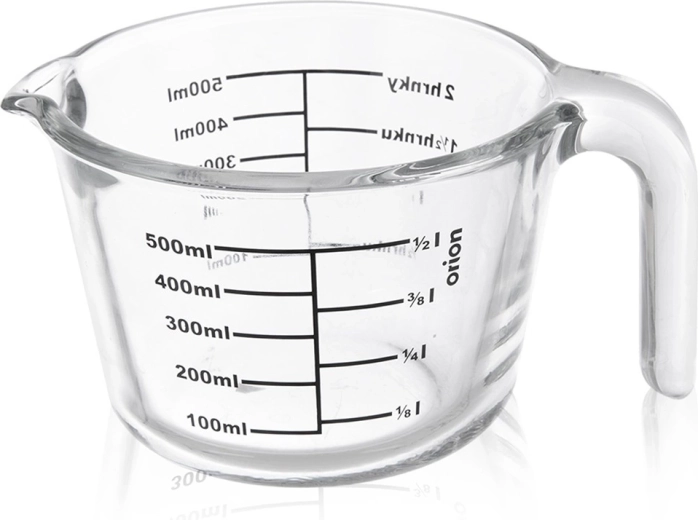 Klaasist köögimõõdutops 500 ml