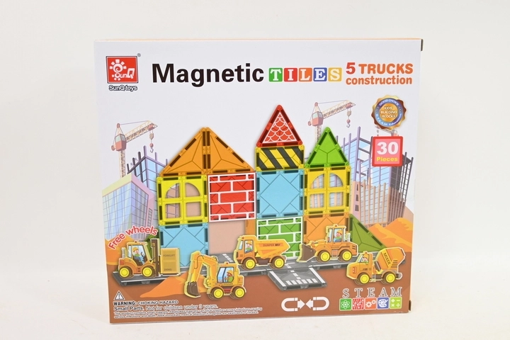 Magnetiline ehituskomplekt 30 osaga
