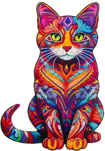 Cat in a unique shape (not a rectangle)
