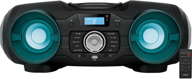 Sencor SPT 5800 boombox CD-mängija, Bluetoothi, USB ja FM-raadioga