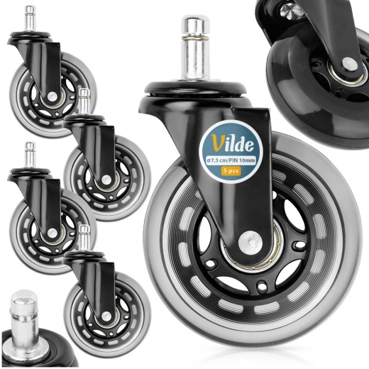 Vaikne ja sujuv liikumine kõvadel põrandatel