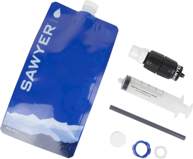 Sawyer Micro Squeeze reisiveefilter kokkupandava pudeliga