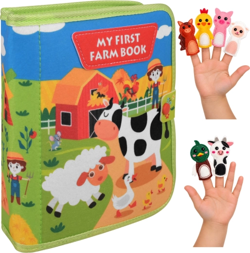 Kruzzel Farm sensory-motor activity book - 1 piece