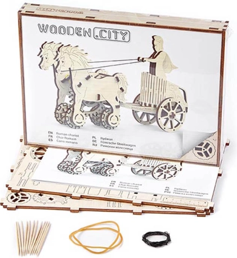 Puidust 3D pusle – Rooma sõjavanker WOODEN CITY
