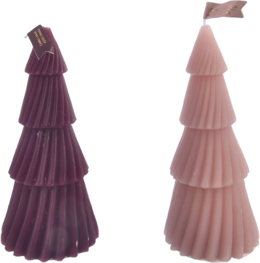 3D-kuusekujuline küünal (2 varianti)