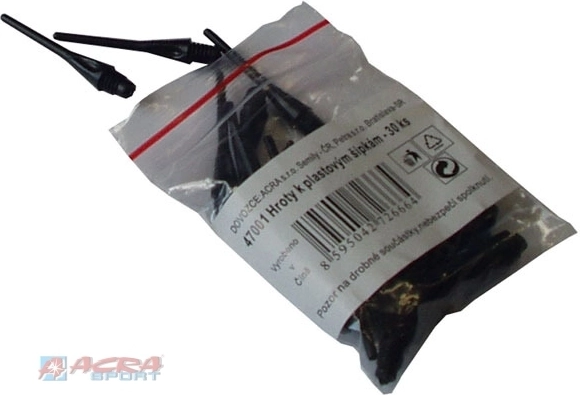 Brotheri varuotsadid noolemängu nooltele 4 mm mustad 30 tk