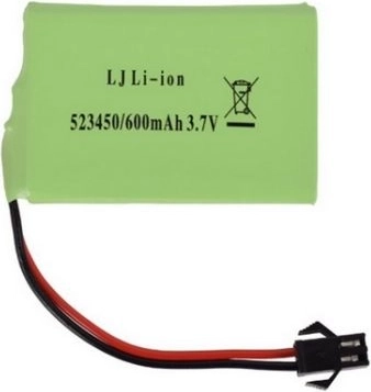 3,7 V 600 mAh akupakk robo­koerale ja robo­elevandile